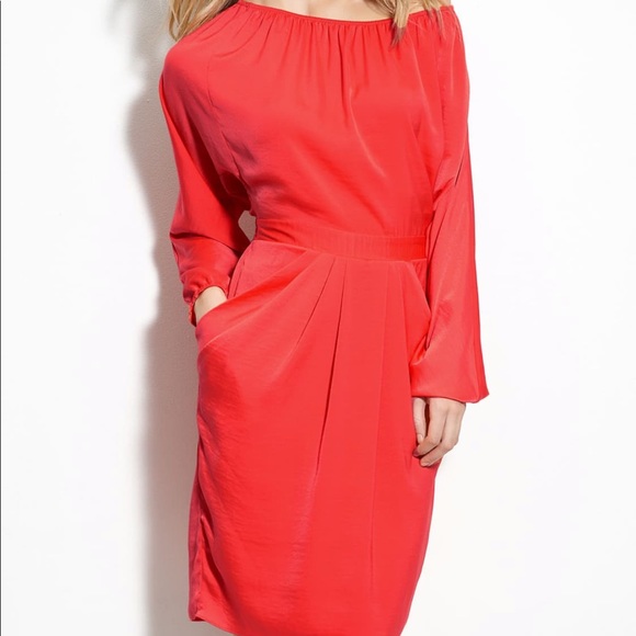 BCBGMAXAZRIA 'Cladiana' Pleated Dress - Picture 1 of 3